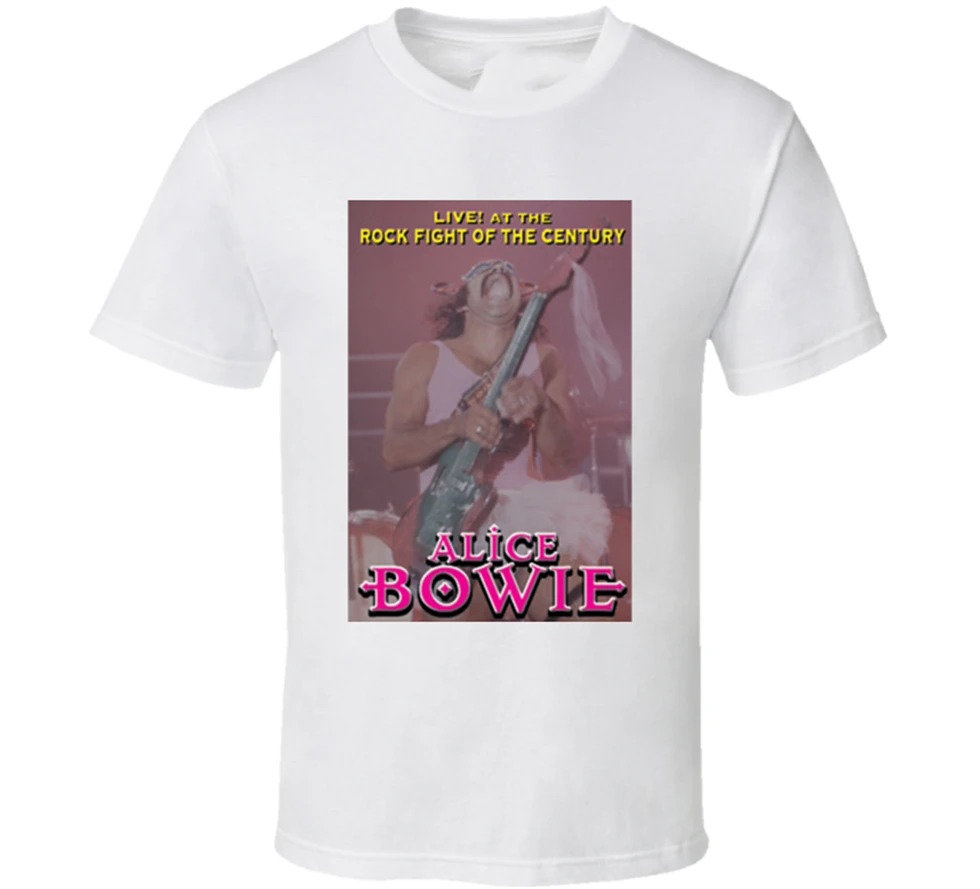 Новая мужская футболка Alice Bowie Cheech And Chong Fictional Music Group Размер S-2Xl больших размеров |