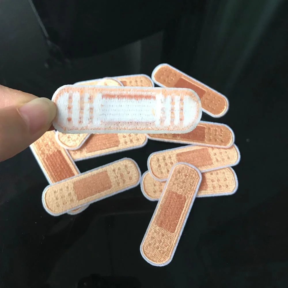 Нашивки с сердечками для одежды DIY в полоску железной аппликацией наклейки