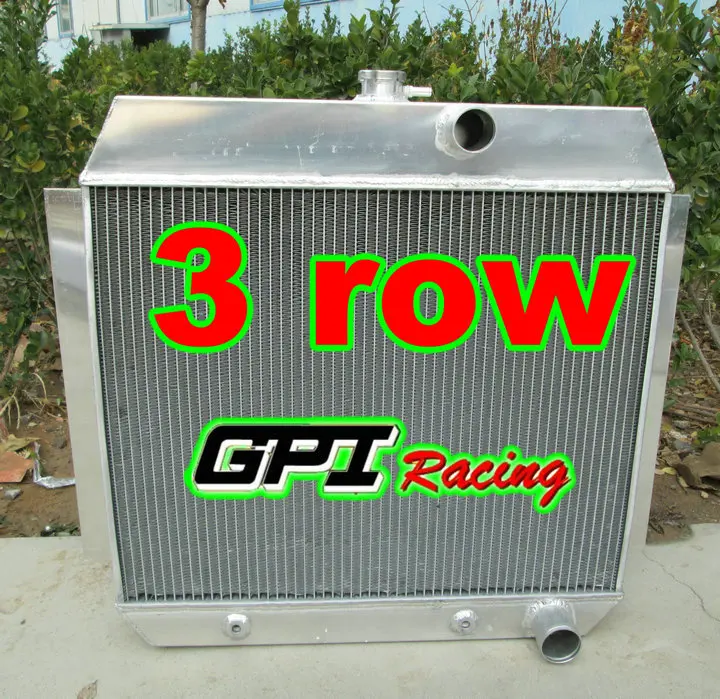 radiator Алюминиевый радиатор для 3 строк Chevy 1951-1954 для автомобилей W/COOLER 51 52 53 54 - Цвет: radiator