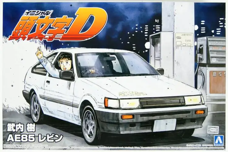 

1/24 Initial D Takeuchi Tree AE85 Levin 05734