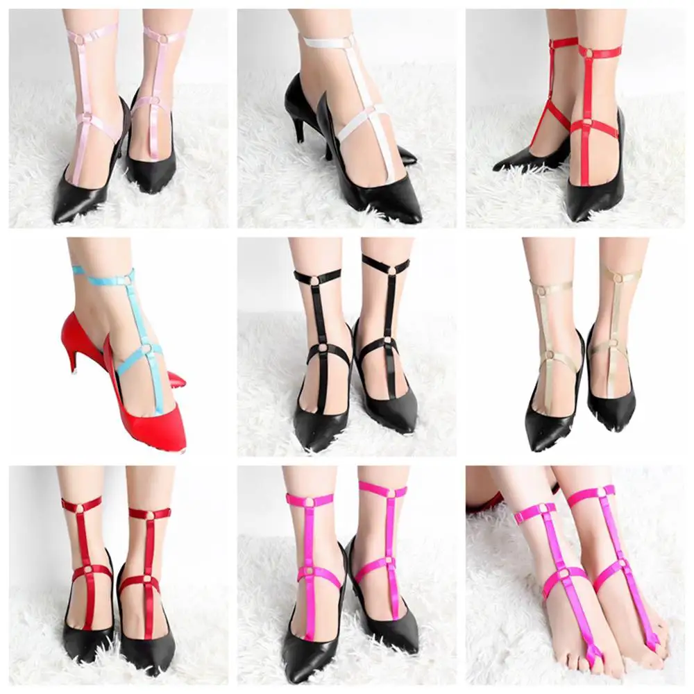 

2pc Elastic Bondage Harness Leg Accessories Dance Rave Costume Women's Underwear Clothing Punk Gothic Style Suspender Belt