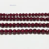 Natural AAA Brazil Red Garnet 4mm Faceted Round Beads Shinny Stone For Jewelry Making DIY Bracelet Necklace Strand Woman 6
