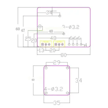 

Spot Time Point Welding 100A Digital Display Current Panel Controller Board Part