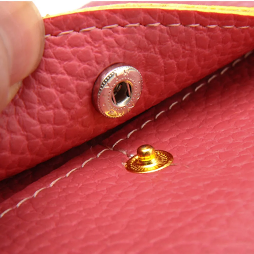 Женский кошелек чистого цвета из искусственной кожи, клатч, портмоне, модный замок, мини квадратный кошелек, карта, портмоне, маленький кошелек, клатч для мелочи# N