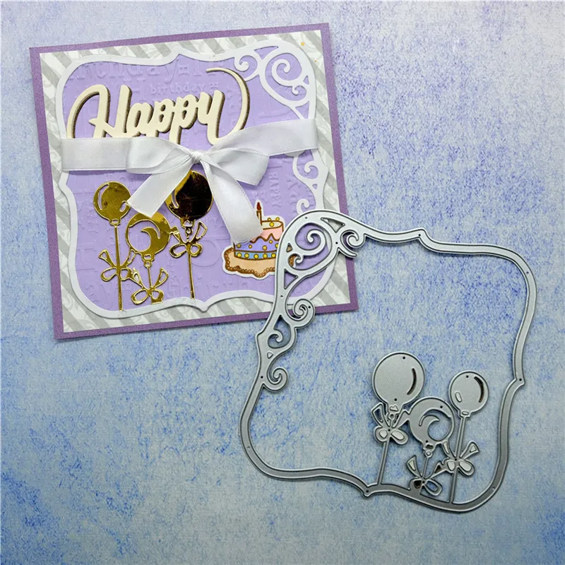 

DiyArts Merry Christmas Metal Cutting Dies Lace Frame Dies for Card Making Scrapbooking Dies Embossing Cuts Stencil Craft 2019
