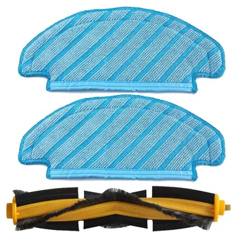

Roller Brush & 2PC Cleaning Mop Cloth For Ecovacs Deebot T8 Robot Vacuum Cleaner Household Cleaning Attachment