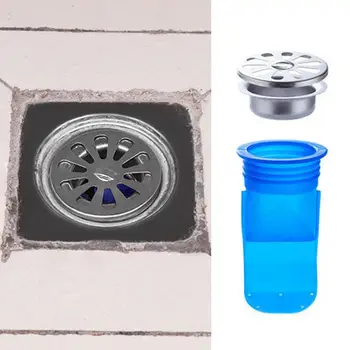 

Deodorant Floor Drain All Copper Stainless Steel Floor Drain Cover Deodorant Silicone Core Drain Pipe Seal Ring Water Stopper