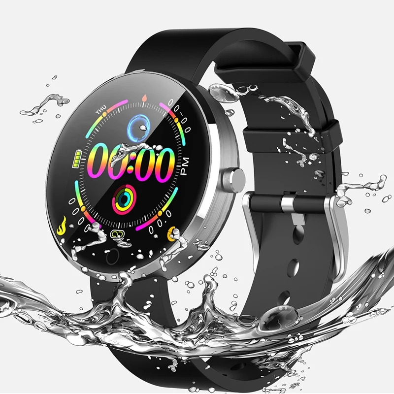 AAAE Top-DM78PLUS, женские Смарт-часы, 1,22 дюймов, цветной дисплей, фитнес-браслет, монитор сердечного ритма, IP68, водонепроницаемые женские Смарт-часы