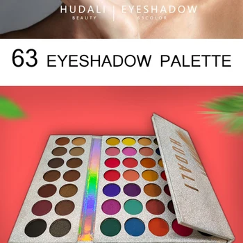 

63 Colors Matte Eye Shadow Palette Durable Waterproof Easy to Dyeing Shimmer Eyeshadow MKXJ