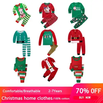 

Kids Boys Pajamas Toddler Sleepwear Clothes Sets Infant Child Robe Children New Year Pijamas For Boy Christmas Pyjamas