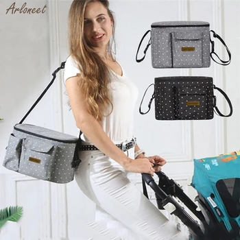 

Kids Baby Multifunction Stroller Bags Single-Shoulder Bag Zipper Diaper Bag Doll Toy For Kid Child Baby Package High Quality