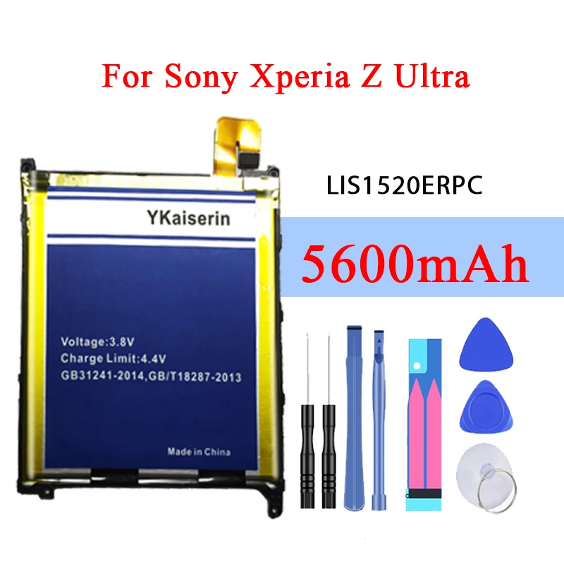 Сменный аккумулятор для Sony 5600 мАч Оригинальная батарея SONY XL39h Xperia Z Ultra C6802 Togari L4 ZU