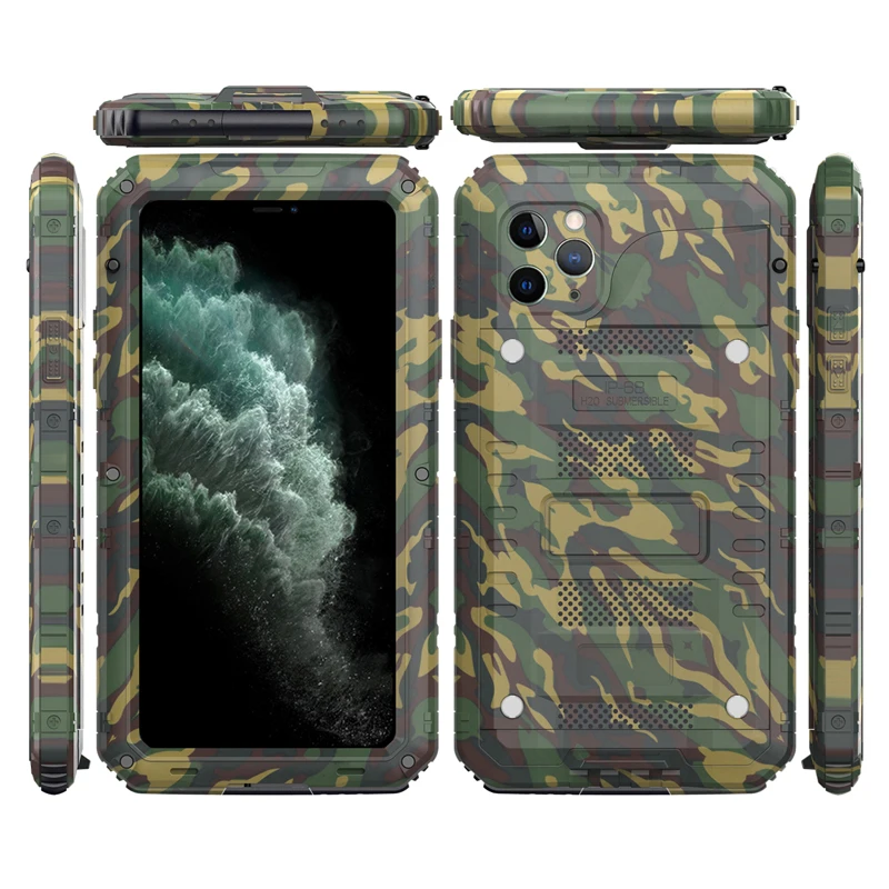 Металлический военный мобильный телефон для iPhone 11 11pro max защита от пыли и