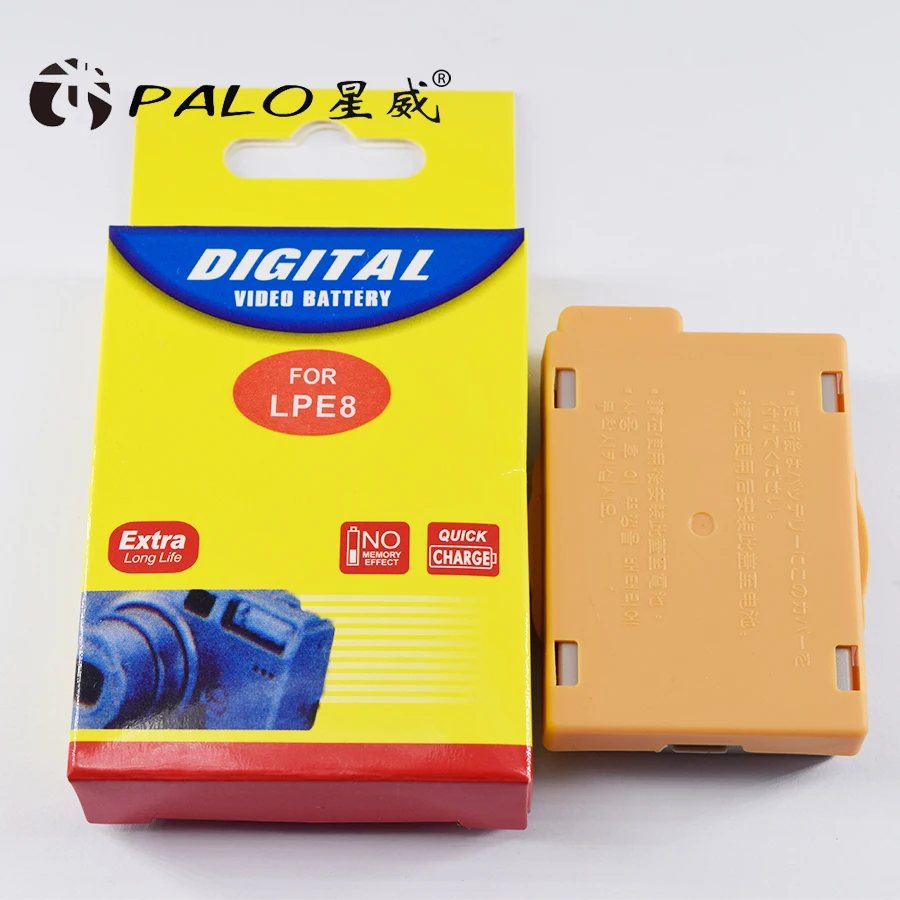 PALO взрыв 1 шт. LP-E8 LP-E8 LP E8 батареи для камеры Canon 550D 600D 650D 700D X4 X5 X4i X7i T2i T3i T4i T5i DSLR