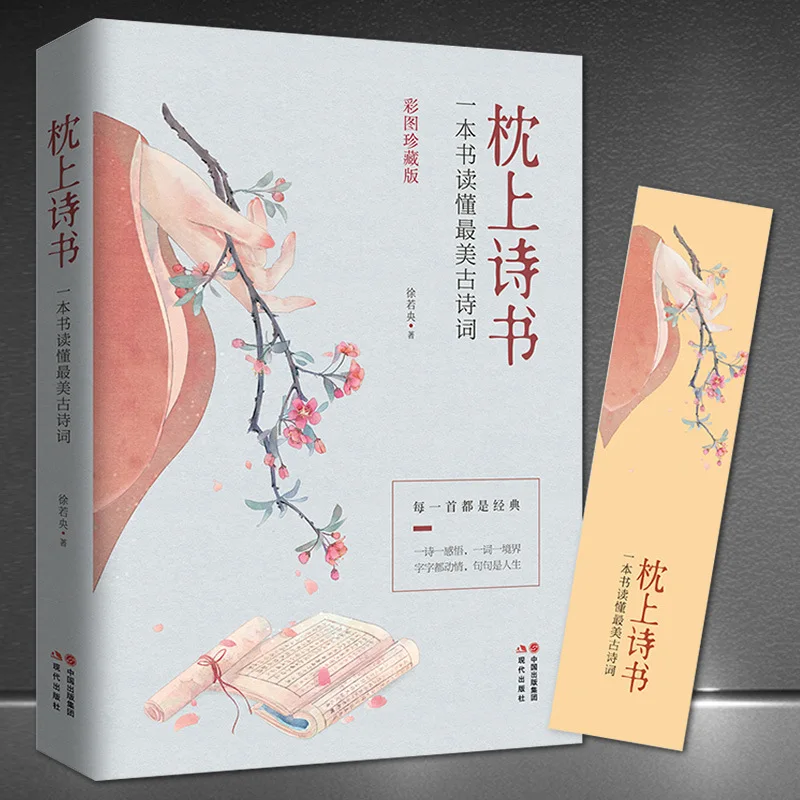 Подушка для стихов Книга понимания самых красивых древних цветная картинка