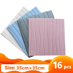 Thick Self-adhesive Wallpaper 3D Wall Panel Living Room 3D Sticker Bedroom Children's Room Home Decoration Panel