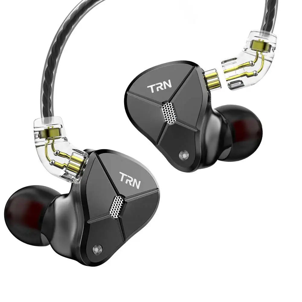 without mic Лампа указателя BA5 10BA Задающий блок в ухо наушник 5 сбалансированный Amarture HIFI DJ монитор с 2 PIN кабель ZS10 ZST ZSN PRO V90 T200 - Цвет: without mic