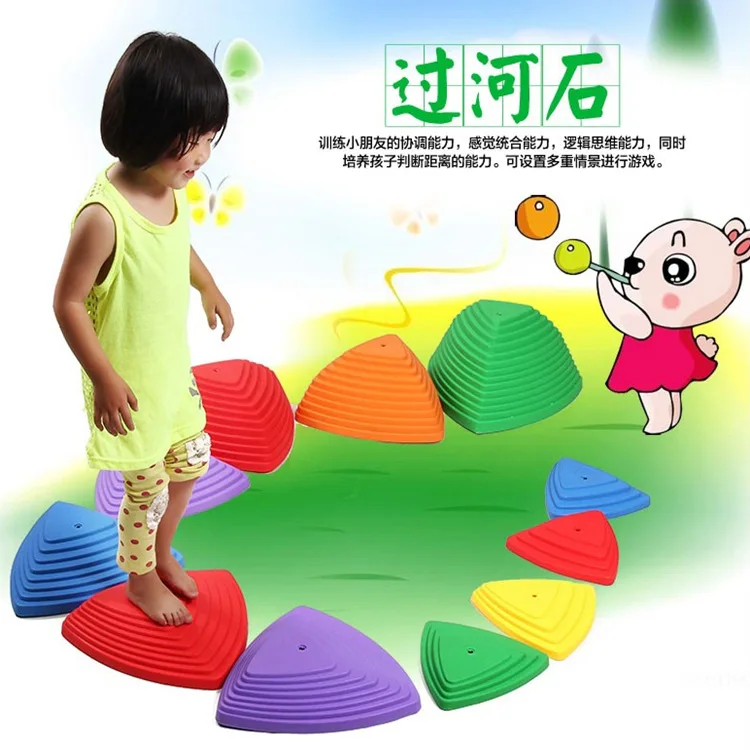 

Sensory Integration Physical Fitness Training Stepping Stone Sports Physical Fitness Combination Colorful Balance Beam Sensory I