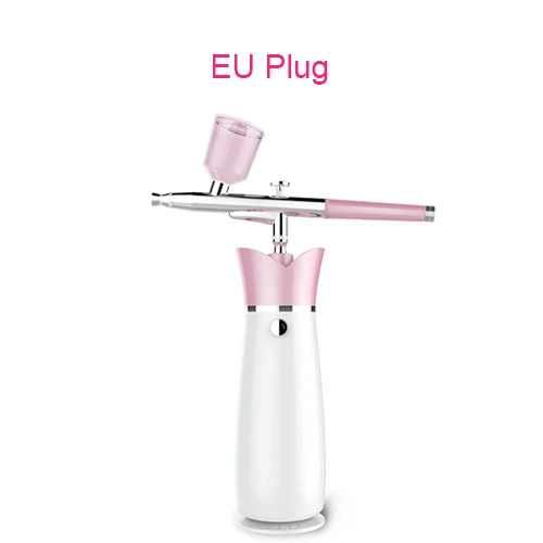 Pink EU Plug Королева красоты спрей кислород машина микро-нано увлажняющий Омоложение кожи вода инъекции спа для лица кислородный пистолет-распылитель уход за кожей - Color: Pink EU Plug