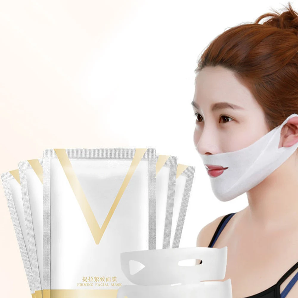 Лифтинг, укрепление V-Shaped Mask одиночный V эластичный двойной висящий ушной глазок пластиковые наклейки для лица для улучшения релаксации отек