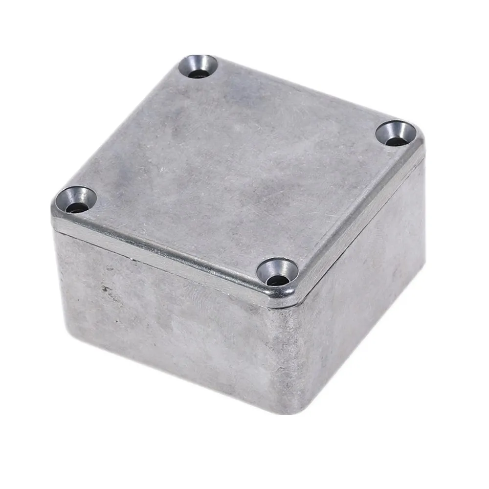 Silver Aluminium Enclosure Electronic Diecast Stompbox Project Box 1590LB 50.5*50.5*31mm