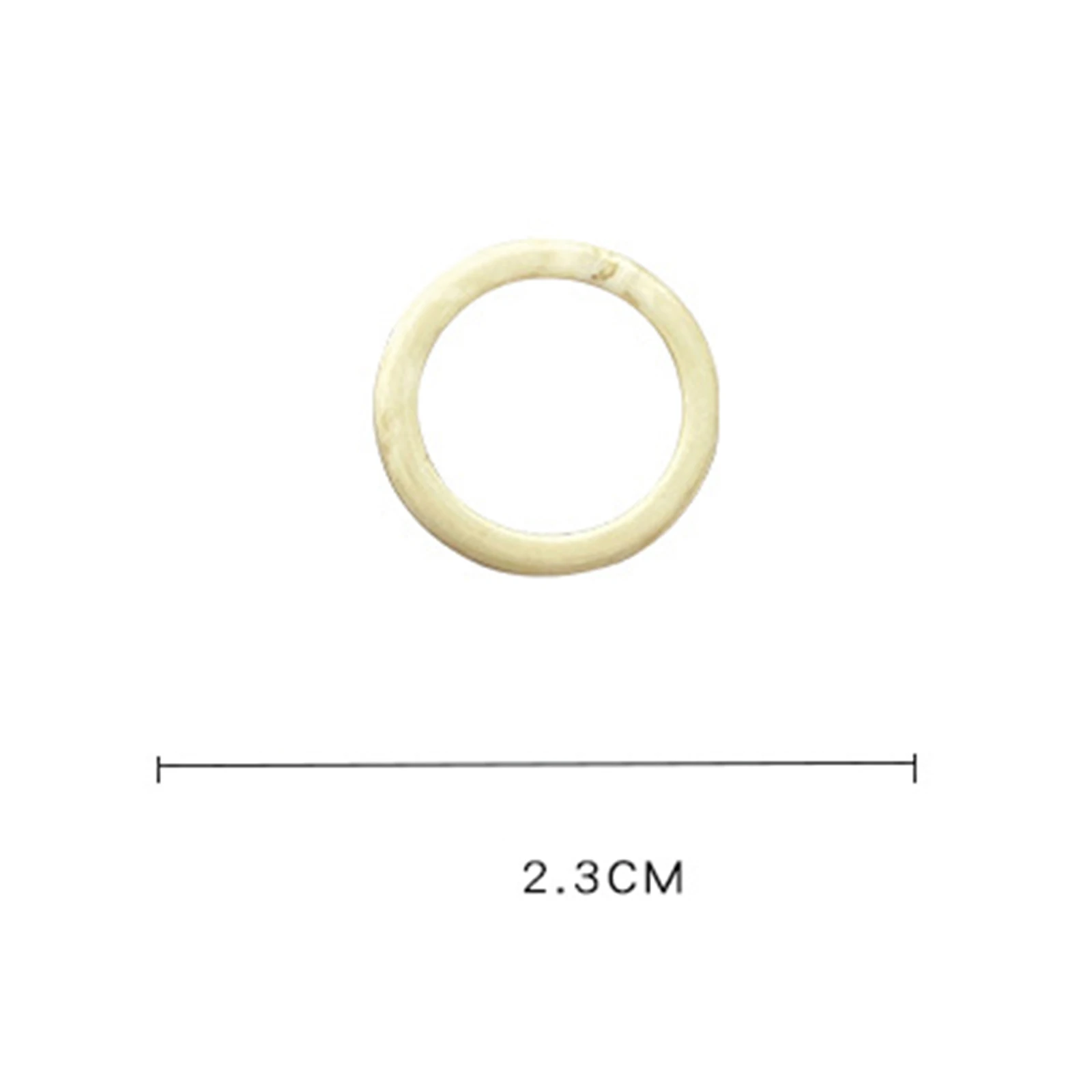 Ring Set Finger Ring Adjustable Rings 1 Set Colorful Transparent Acrylic Geometric Round Marble Pattern Ring Resin Acetate Board Rings For Women Girls Jewelry
