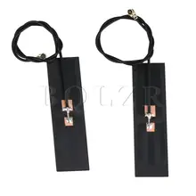 BQLZR 2 шт черный внутренний BQLZR 2 шт Черная внутренняя антенна с высоким коэффициентом усиления IPEX1 5,0x1,4 усиление IPEX1 5,0x1,4 см длина провода 20 см