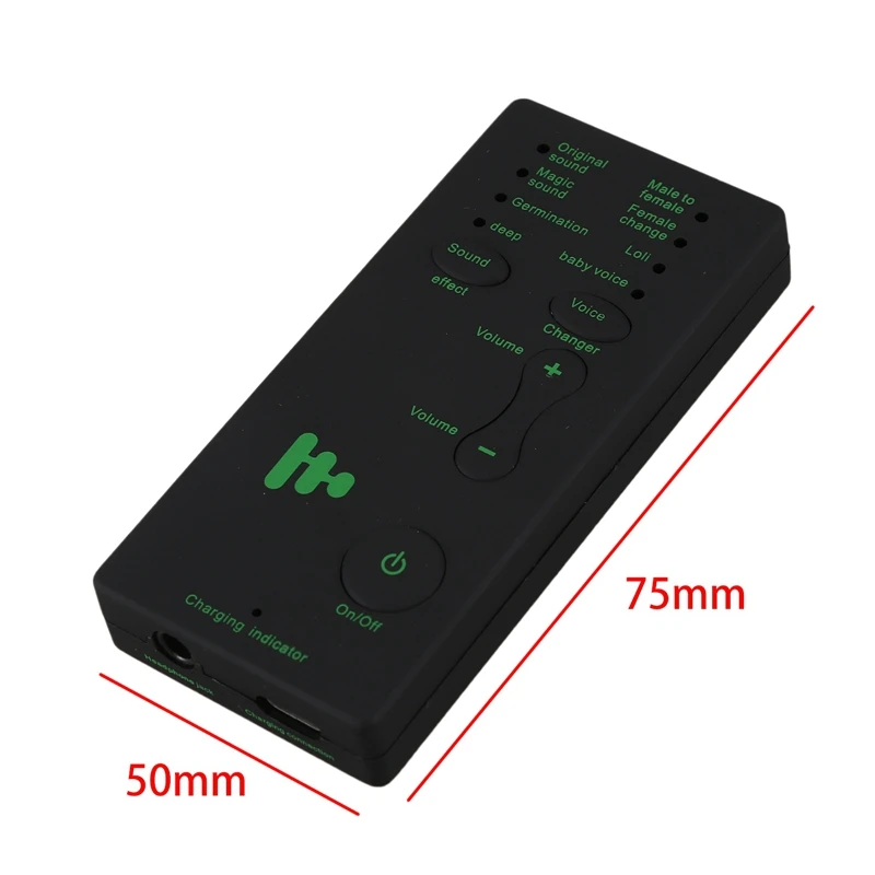  Disguiser Phone Microphone Voice Changer Adapter 8 Voice Changeing Modes for PUBG MIC Game