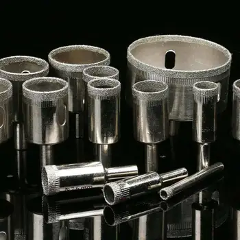 

Alloy Diamond Coated Tool Drill Bits Hole Saw Cutter Glass Marble Woodworking