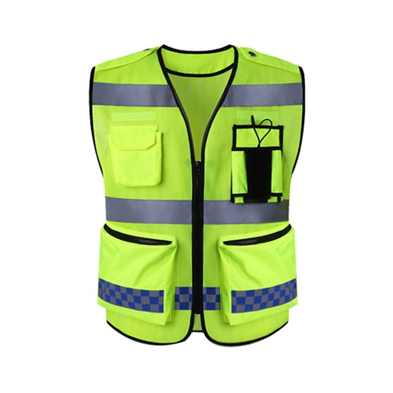 

High Visibility Reflective Safety Work Vest Reflective Vest Work Night Running Safety Vest