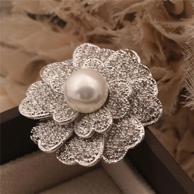 silver brooch