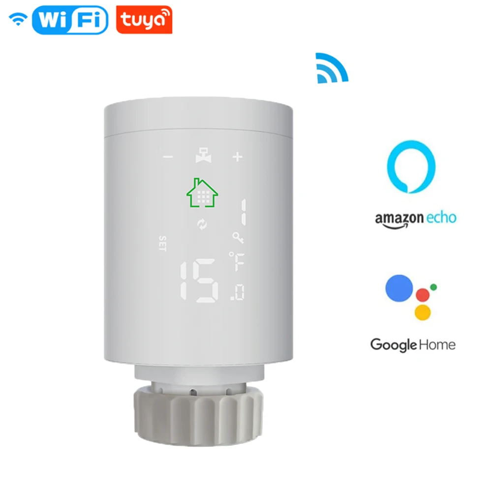 Wiser Smart Heating Thermostat Works with Alexa, Google Home TRV  Thermostatic Radiator Valve Controller Voice - AliExpress