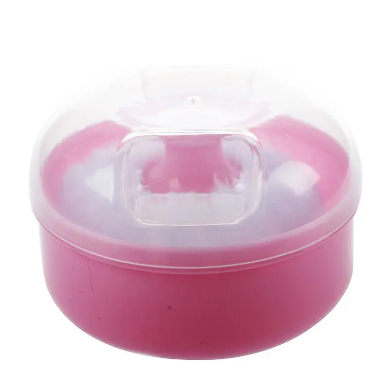 

JEYL Mini Portable Baby Soft Face Body Cosmetic Powder Puff Sponge Box Case Container Pink