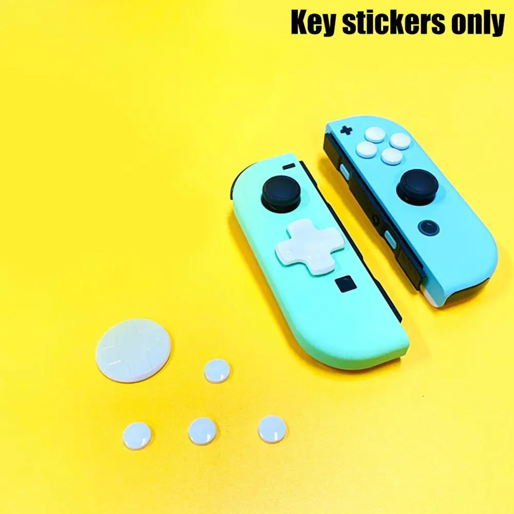 

ABXY Key Sticker Joystick Button Thumb Stick Grip Cap Skin Controller Case Colorful Protective Cover For Switch Joy-con H4A0