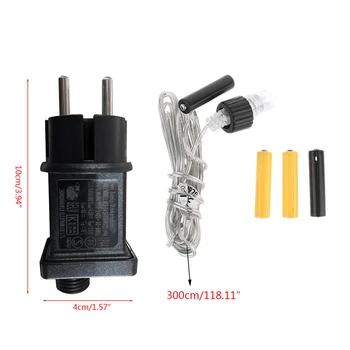 

AA AAA Battery Eliminator Replace 2x 3x AA AAA Battery Cable for Radio LED Light