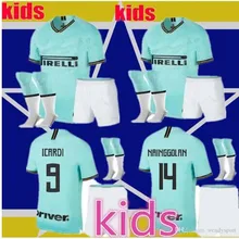 Детские футболки для футбола В миланском стиле LAUTARO ICARDI NAINGGOLAN 19/20 В миланском стиле, Детские футболки для футбола
