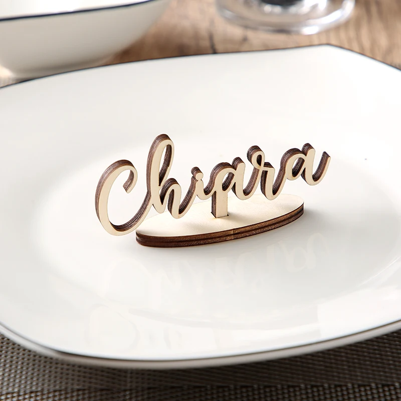 Wedding Place Cards Standing Laser Cut Name signs for wedding Place Settings Dinner Place Card Wedding Escort Card Decoration Calligraphy tags gift