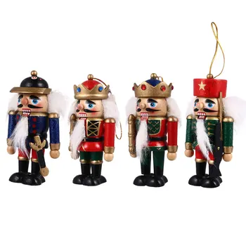 

1 Set/4pcs Nutcrackers Fashionable Christmas Stylish Classic Nutcracker Puppets for Party