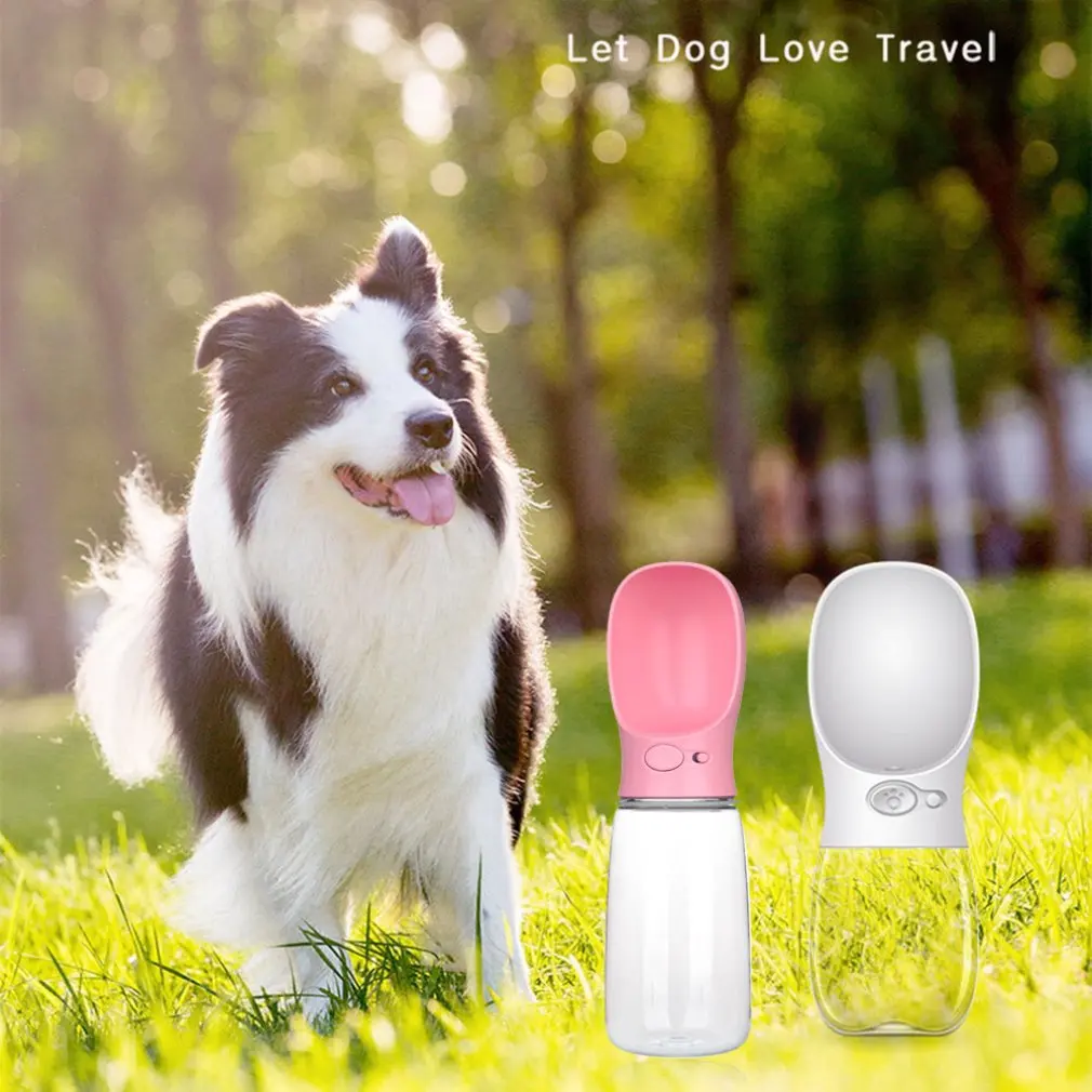 ABS Pet открытый выход чашки поилка маленький щенок портативный гиена Кормление чайник бутылка для воды широкий через