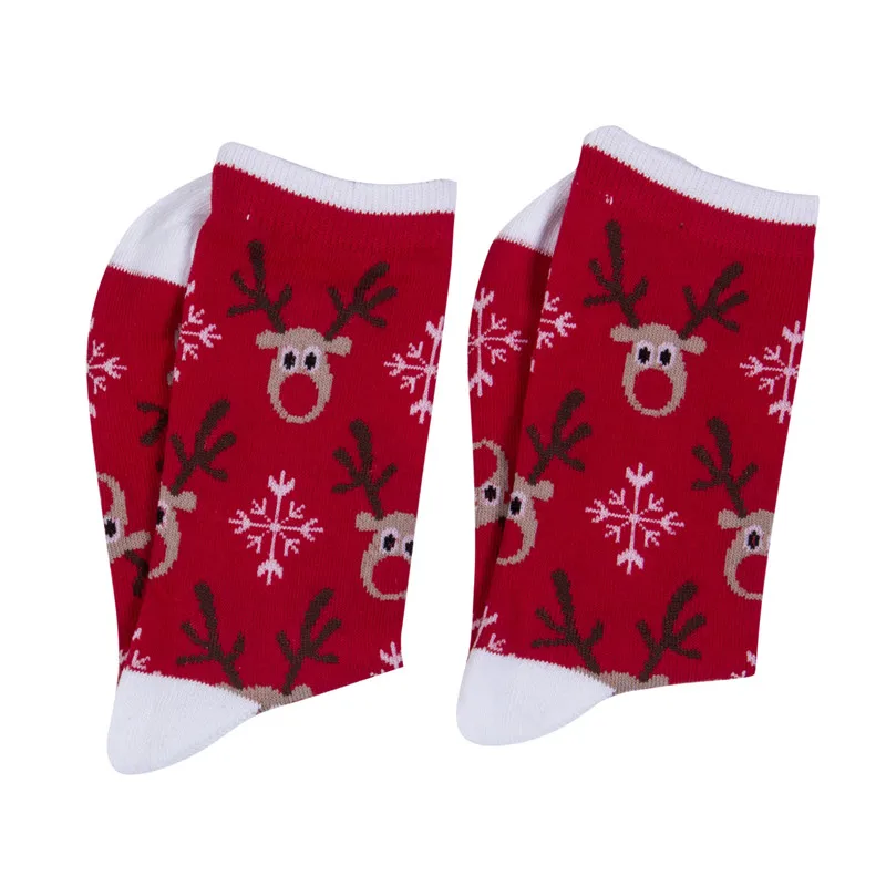 Рождественские носки; подарок Санта-Клауса; Детские забавные рождественские носки унисекс для девочек и женщин; сезон зима