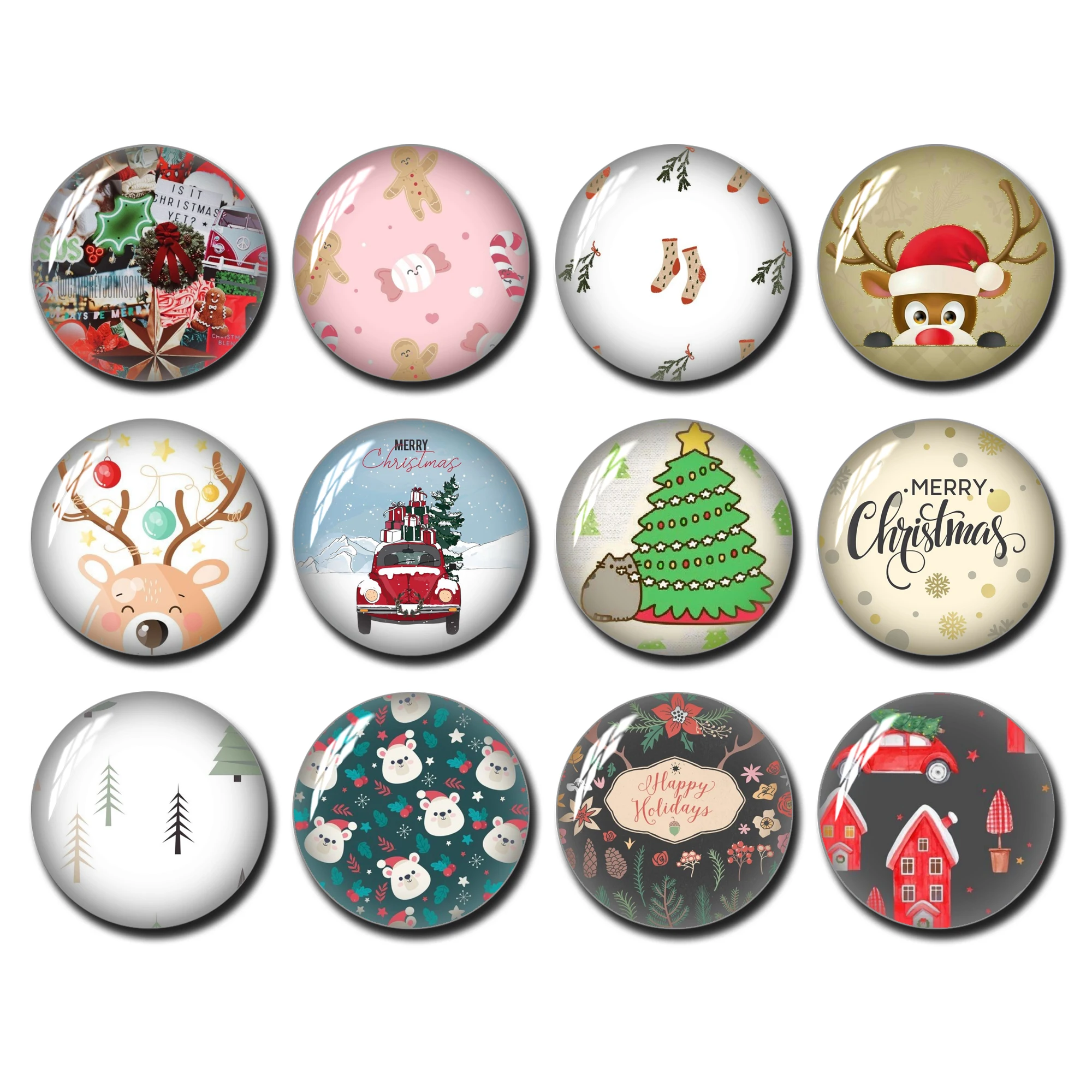 

Christmas Photo Cabochon,Moose image Glass dome,10mm 12mm 14mm 16mm 18mm 20mm 25mm 30mm 35mm 40mm Xmas Tree Photo Jewelry