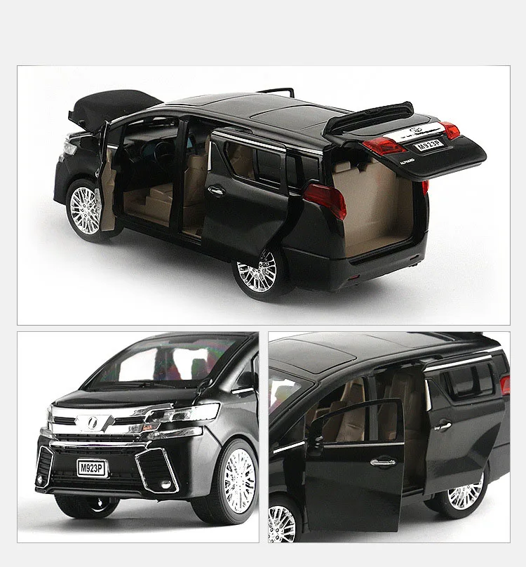1:24 модель автомобиля Alphard nanny модель автомобиля mvp сплав звук и светильник Модель автомобиля коллекционная игрушка Подарки для детей