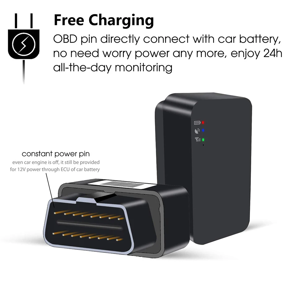 Jimi OB22 Mini Auto GPS Tracker Mit Voice Überwachung Tracking Kostenloser  Lade Mehrere Alarme GPS Locator Für fahrzeuge|GPS Trackers| - AliExpress