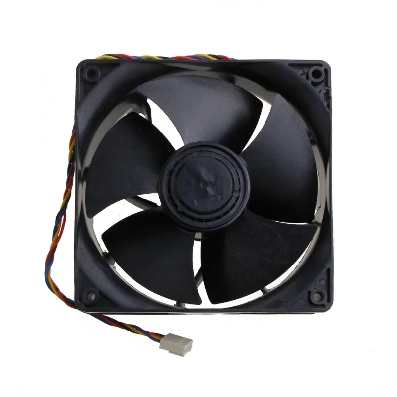 for DC Brushless Fan 6000 rpm DC12V W12E12BS11B5-07 12cm Cooling Fan 1.65A CPU Cooler Fans 120x120x38mm 4P Dual Ball Bea