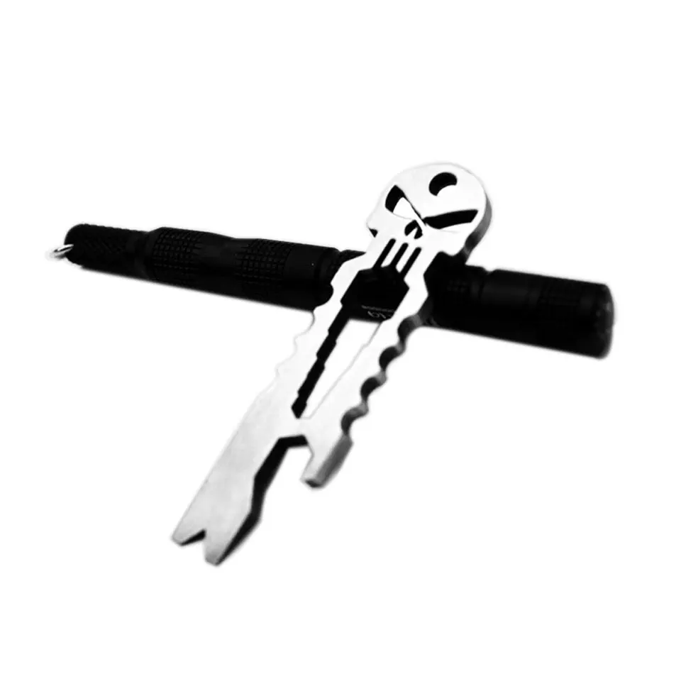 

Mini Wrench EDC Multitool Stainless Steel Keychain Gadget For Men Gift Crowbar Pry Bar EDC Hand Tools Herramientas Multiusos