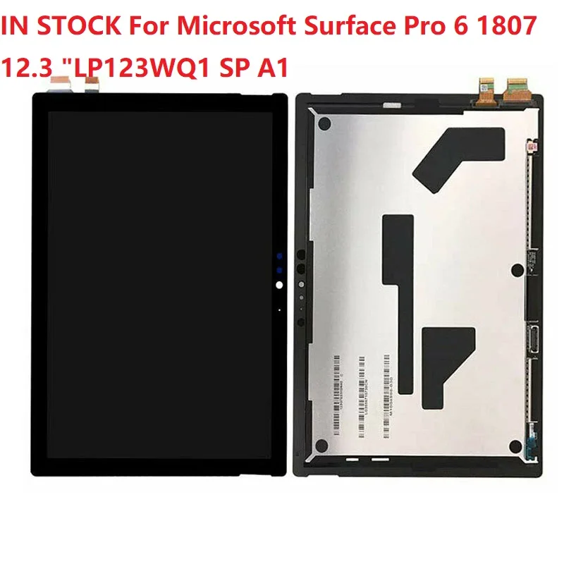 ЖК-дисплей для Microsoft Surface Pro 6 1807 12 3 дюймов LP123WQ1 SP A1 сенсорный экран дигитайзер