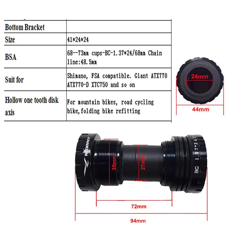 BB 104/64BCD MTB велосипедная система 3x10S 24/32/42T тройной Скорость передняя Звездочка 170 мм рукоятки BB для горного велосипеда дорожный велосипед - Цвет: BB