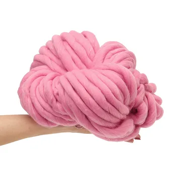

250g/Ball Super Thick Yarn Soft Merino Wool Yarns Large Chunky Yarn Bulky Arm Roving Knitting Blanket Yarn Wool
