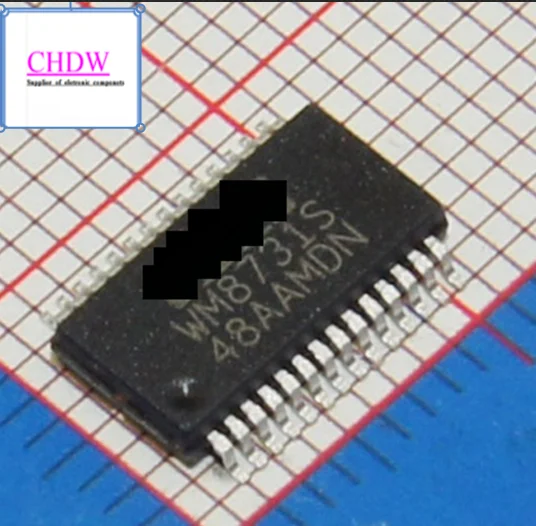 WM8731SEDS WM8731SEDS/RV SSOP28 NEW AND ORIGNAL IN THE STOCK