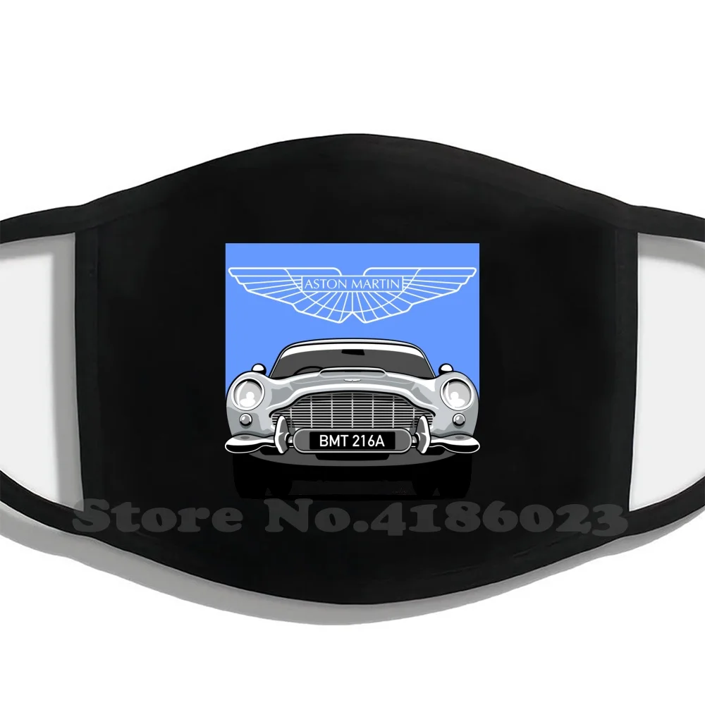 Aston Martin Db5 Bmt 216A модная трендовая фотография хлопковая маска Am Db 5 Coupe Gt фильм